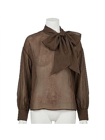 Steve Madden Sutton Tie Top in Dark Espresso (view 1)