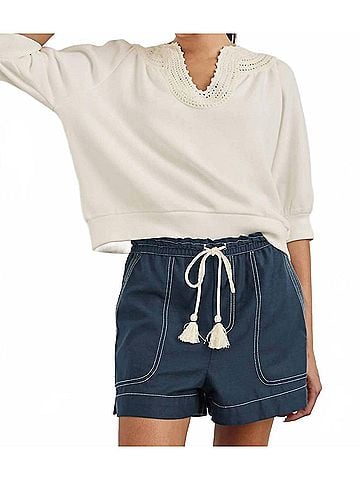 Rails Mariposa Top in Ivory (view 2)