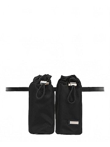 Salvatore Ferragamo Women's Double-Bottle Belt Bag in Black (view 1)