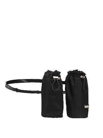 Salvatore Ferragamo Women's Double-Bottle Belt Bag in Black (view 2)