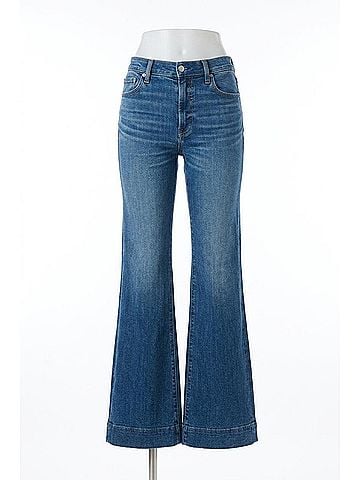 Pistola Kinsley Mid Rise Ultra Flare Jeans in Avenue (view 1)