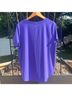 Beyond Yoga Solid Purple Short Sleeve Top Size XL - photo 3