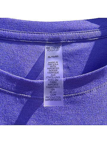 Beyond Yoga Featherweight on the Down Low Short Sleeve Top (view 2)