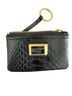 Marc Jacobs 100% Pvc Animal Print Black Leather Card Holder One size - photo 1