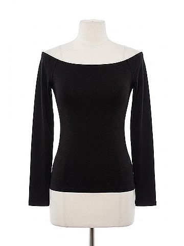Show Me Your Mumu Marnie Top in Black Rib (view 1)