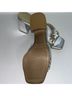 Jeffrey Campbell 100% Leather Silver Heels Size 6 1/2 - photo 6