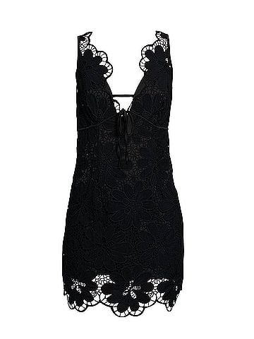 For Love & Lemons Malika Embroidered Lace Mini Dress (view 2)