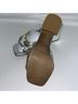 Jeffrey Campbell 100% Leather Silver Heels Size 6 1/2 - photo 9
