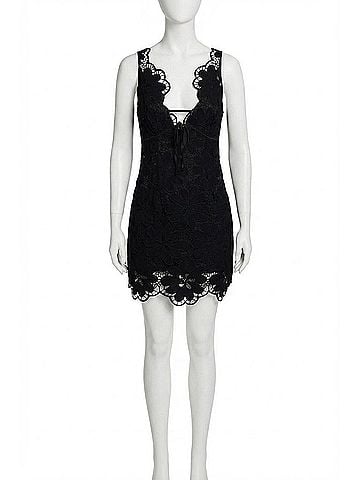 For Love & Lemons Malika Embroidered Lace Mini Dress (view 1)