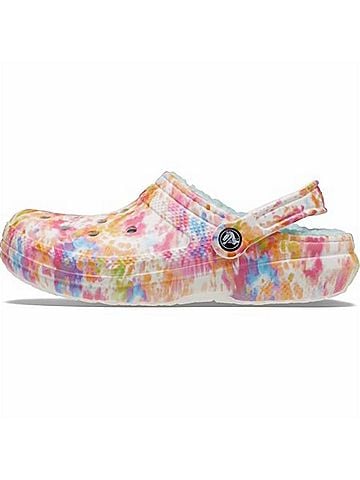 Crocs Women's Classic Lined Tie Dye Clog (view 2)
