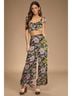Lulus 100% Polyester Floral Multi Color Casual Pants Size L - photo 4