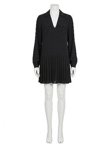 Ramy Brook Mercedes Long Sleeve Minidress in Black (view 1)