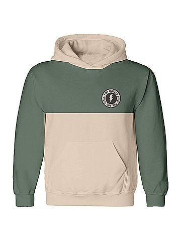 Tiny Whales Boys' Trailblazer Hoodie in Cream (view 1)