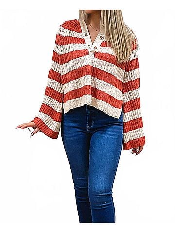 ee:some Warm Embrace Sweater in Burnt Orange (view 2)