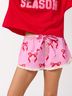 Shiraleah Pink Bow Boxer Shorts Size L - photo 3
