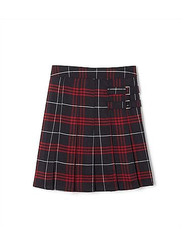 French Toast Kids Plaid Two-Tab Skort (view 1)