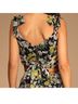 Lulus 100% Polyester Floral Multi Color Short Sleeve Blouse Size M - photo 5