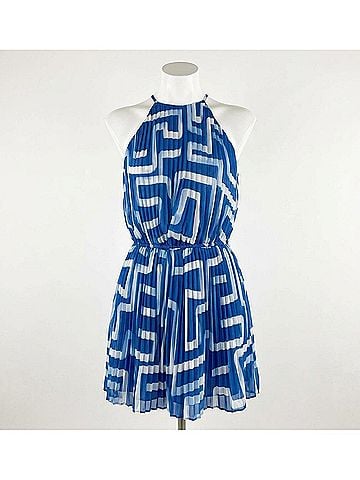 Bella Dahl Pleated Halter Top in Blue (view 1)