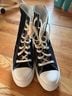 Converse Black White Sneakers Size 8 1/2 - photo 3