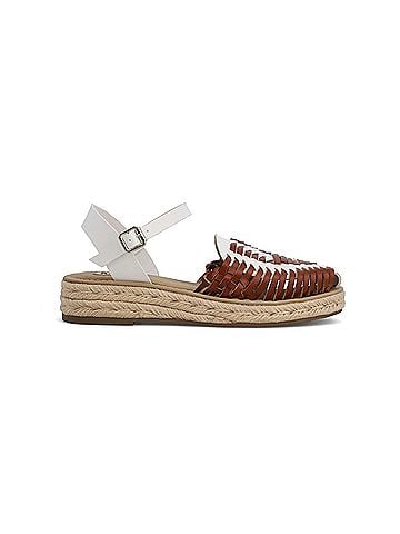 Mia Women's Eshani Platform Sandal in White/Cognac (view 2)