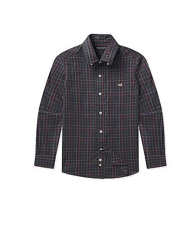 Southern Marsh Youth Chateau Windowpane Dress Shirt (view 1)