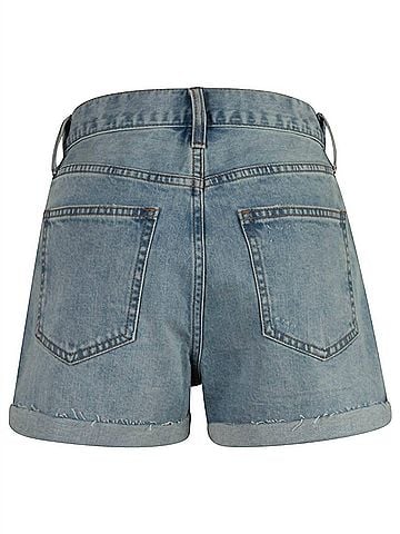 Kut from the Kloth High Rise Roll-Cuff Denim Shorts (view 2)