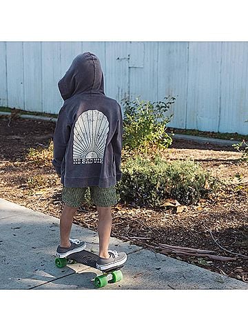 Tiny Whales Boys' No Bad Vibes Sweatshirt (view 2)