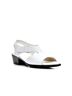 SAS Solid White Women's Suntimer Leather Strap Sandal Size 10 - photo 3