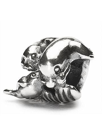 Trollbeads Women's Seal Family Bead Charm in Silver (view 1)