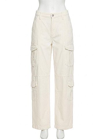Rag & Bone Featherweight Cailyn Cargo Pant in Ivory (view 1)