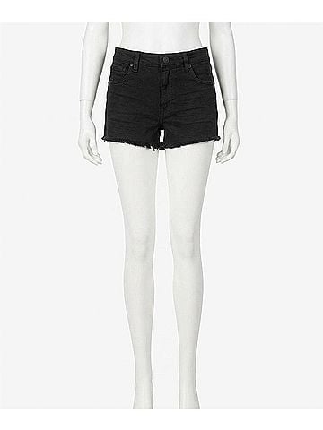 Kut from the Kloth High Rise Long Short in Black (view 1)