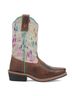 Dan Post Brown Girls Rumi Leather Square Toe Boot Size 3 (baby) - photo 1