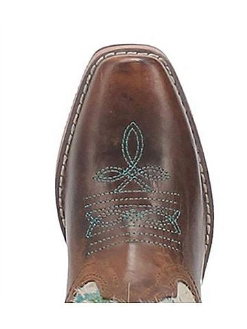 Dan Post Girls Rumi Leather Square Toe Boot (view 2)