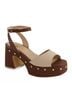 Andrea Brown Women's Two-Tone Sandal Size 10 - photo 1