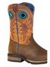 Roper Brown Boys Youth Steer Hide Geo Sole Cowboy Boot Size 4 (baby) - photo 2