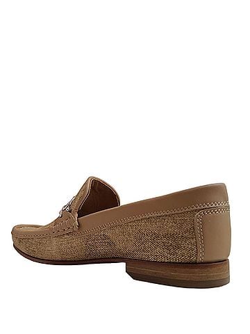 Donald J Pliner Men's Dacio Loafer in Sand Canvas (view 2)