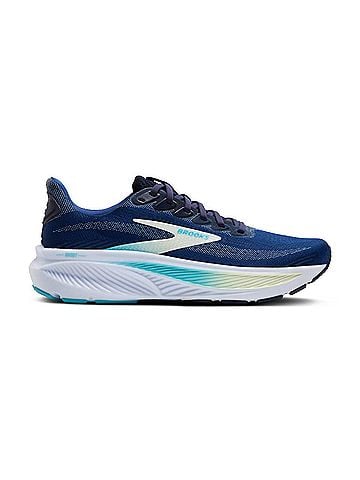 Brooks Women's Ghost 17 Running Shoes in Navy/Green/Turquoise (view 1)