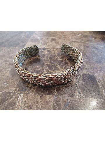 Sergio Lub Women's Lifes Tapestry Mixed Meta Large Bracelet (view 2)