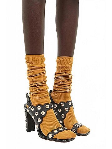 Ulla Johnson Women's Leather Vendome Studded Heel (view 2)