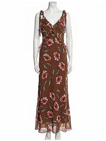 Steve Madden Adalina Maxi Dress in Brown (view 1)