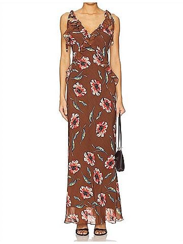 Steve Madden Adalina Maxi Dress in Brown (view 2)