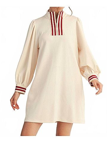 Jodifl Casual Mini Dress in Ivory (view 2)
