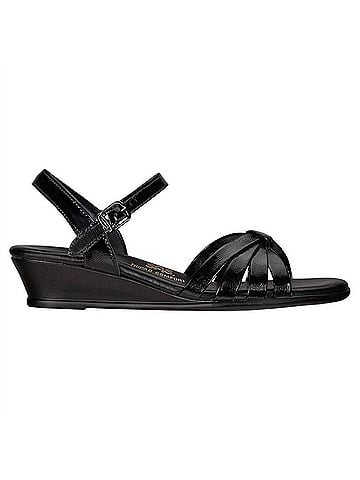 SAS Women's Strippy Quarter Strap Wedge Sandal (view 1)