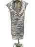 Nicole Miller Gold Cocktail Dress Size 8 - photo 1