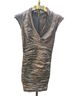 Nicole Miller Gold Cocktail Dress Size 8 - photo 2