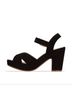 Andrea Solid Black Women's Platform Sandal Size 10 - photo 2