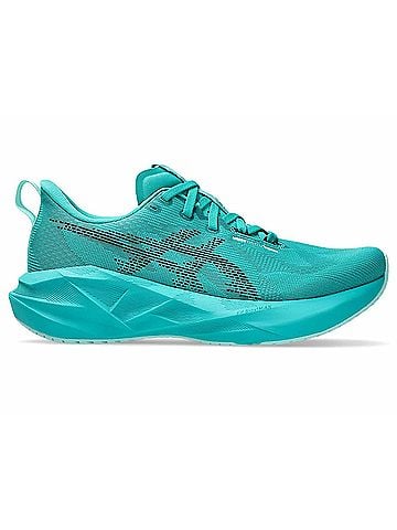 Asics Women's Novablast 5 Shoes in Wave Teal/Black (view 1)