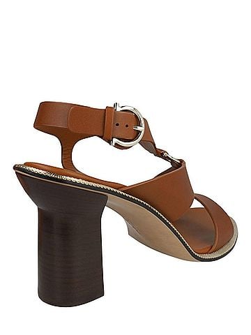 Salvatore Ferragamo Women's Mapi Leather Sandals (view 2)