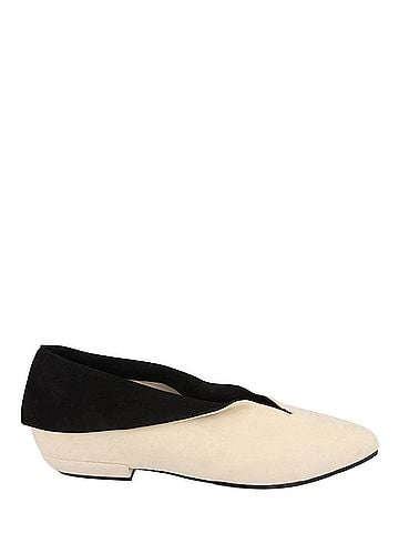 Salvatore Ferragamo Women's Adal Suede Flats in White (view 1)