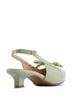 Andrea Solid Green Women's Low Heel Pump Size 8 - photo 2